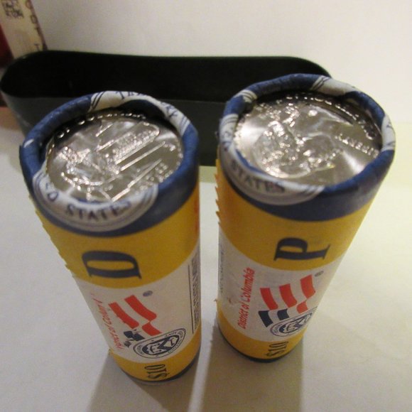 2009 Washington, DC 50 State Quarters Sealed US Mint BU Rolls P&D - Picture 2 of 5